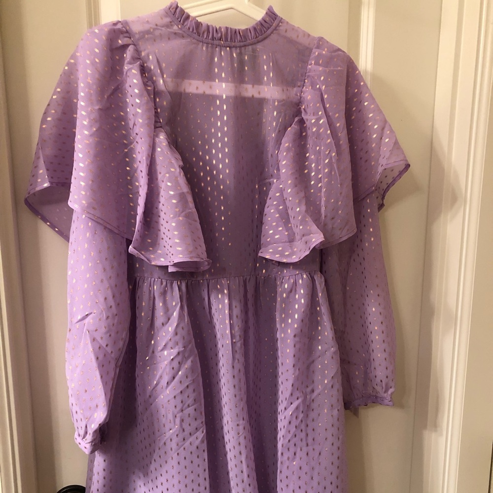 Lavender Glitter Dress